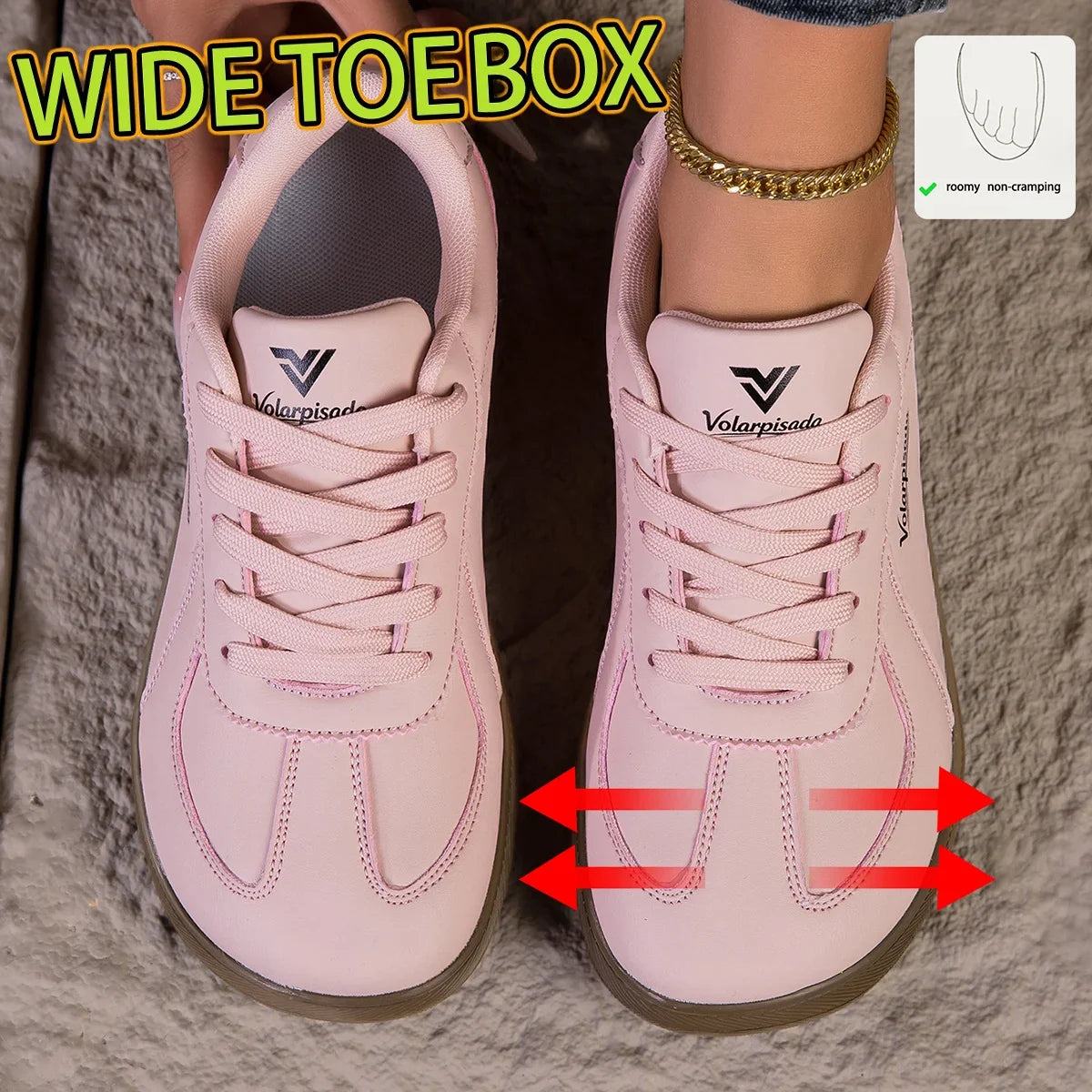 Salazar – Unisex Wide Toe Box Shoes with Room for Bunions