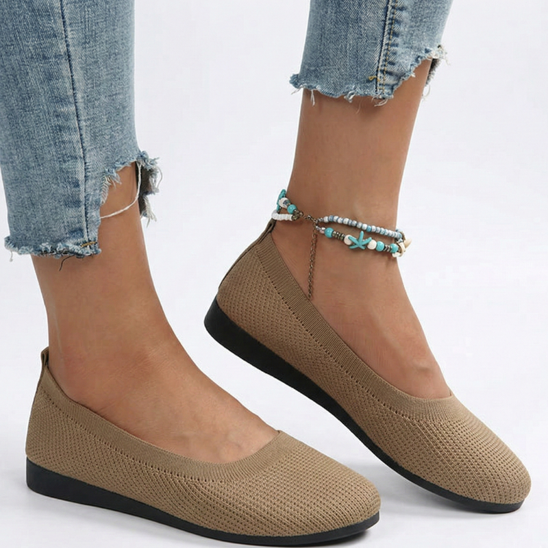 Judith – Women's Plantar Fasciitis Flats with Arch Support