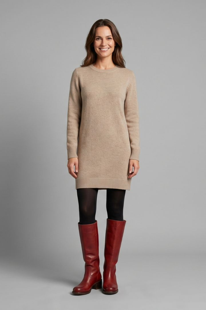Rena – Women's Wide Calf Boots with a Stretch Shaft