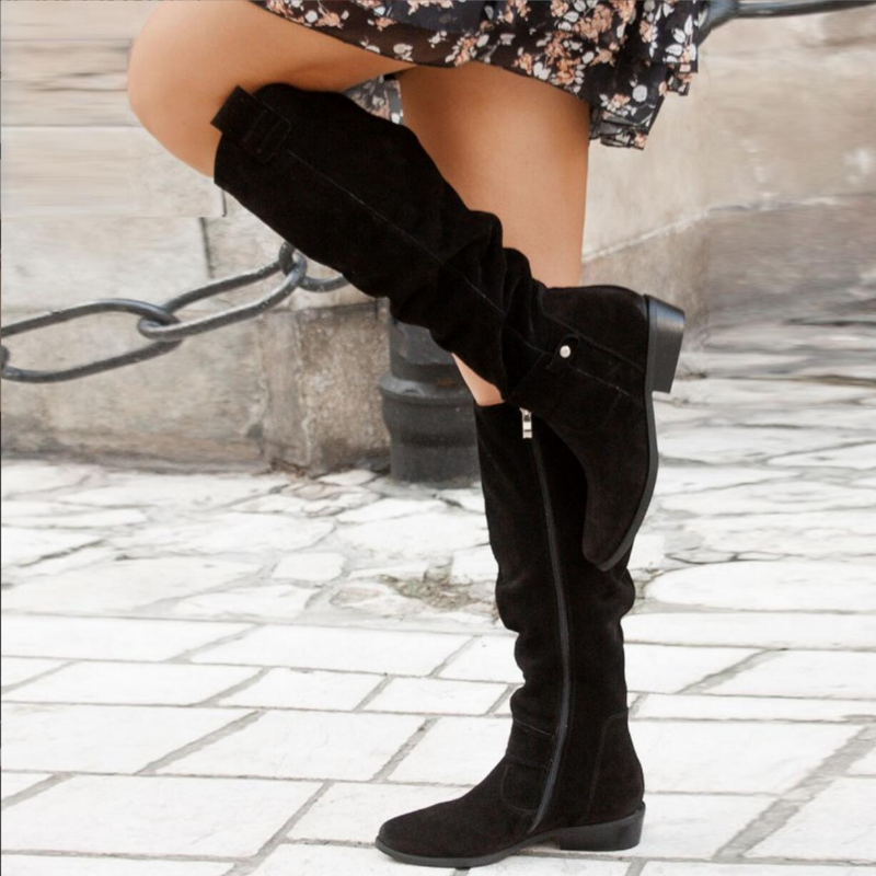 Avery – Unisex Wide Calf Boots for Full Calves