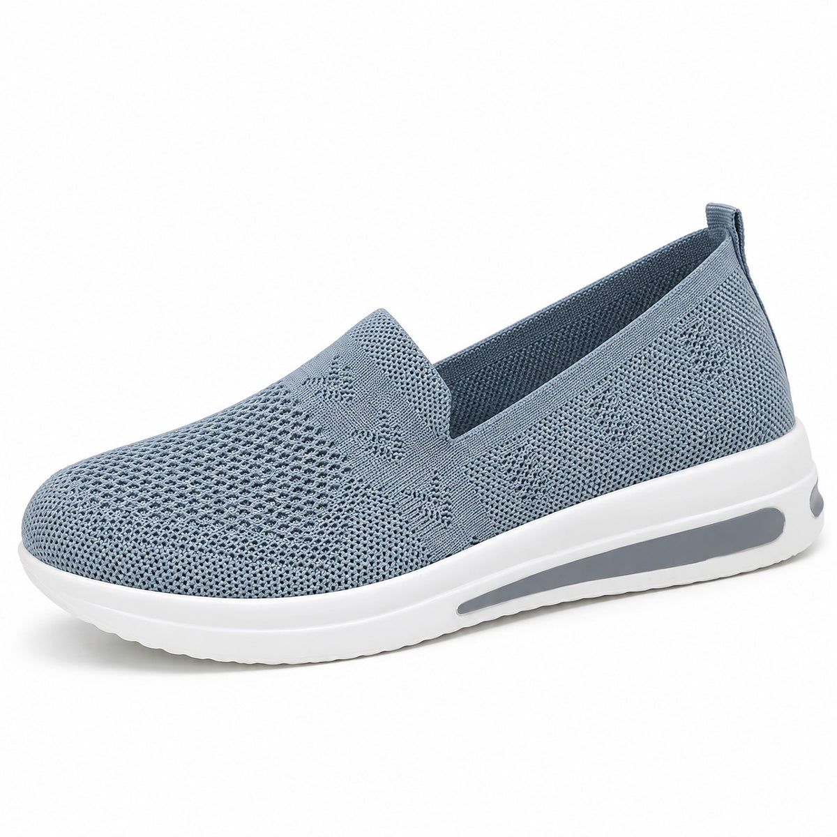 Amanda – Women's Wide Toe Box Sneakers in GRAY