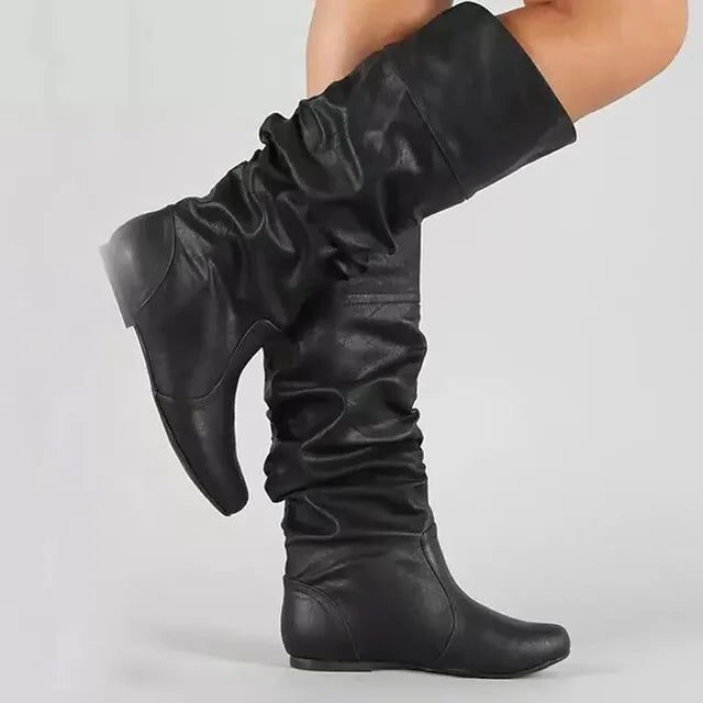 Victoria – Women's Wide Calf Boots with a Stretch Shaft