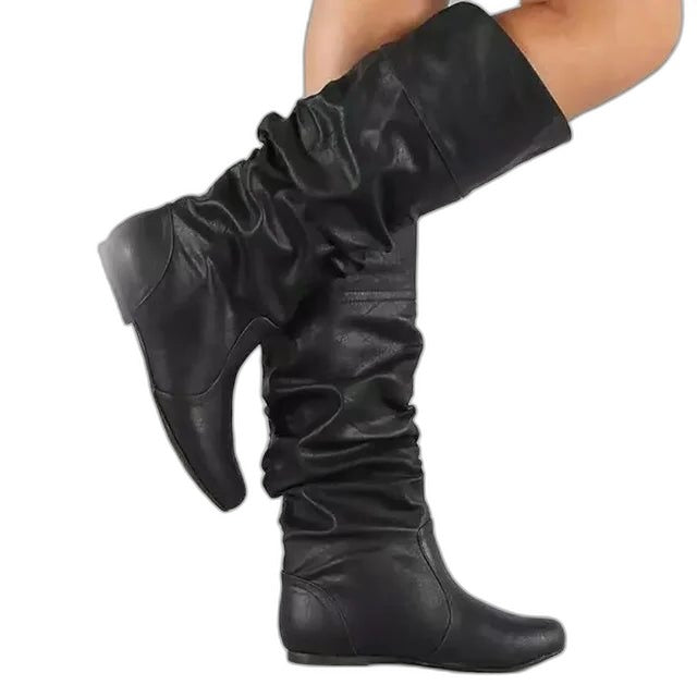 Victoria – Women's Wide Calf Boots with a Stretch Shaft