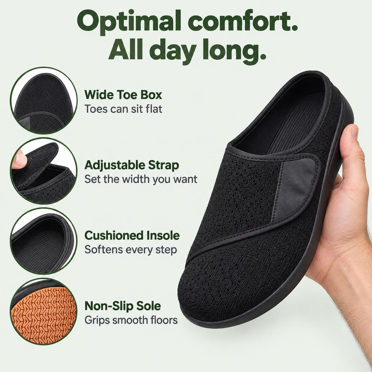 Armstrong – Unisex Nursing Shoes, features