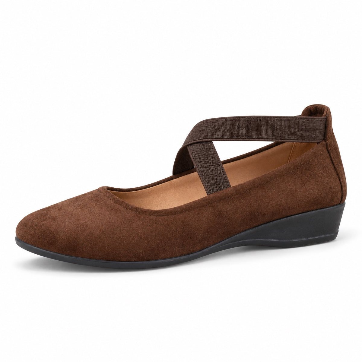 Audrey – Women's Arch Support Flats in Brown
