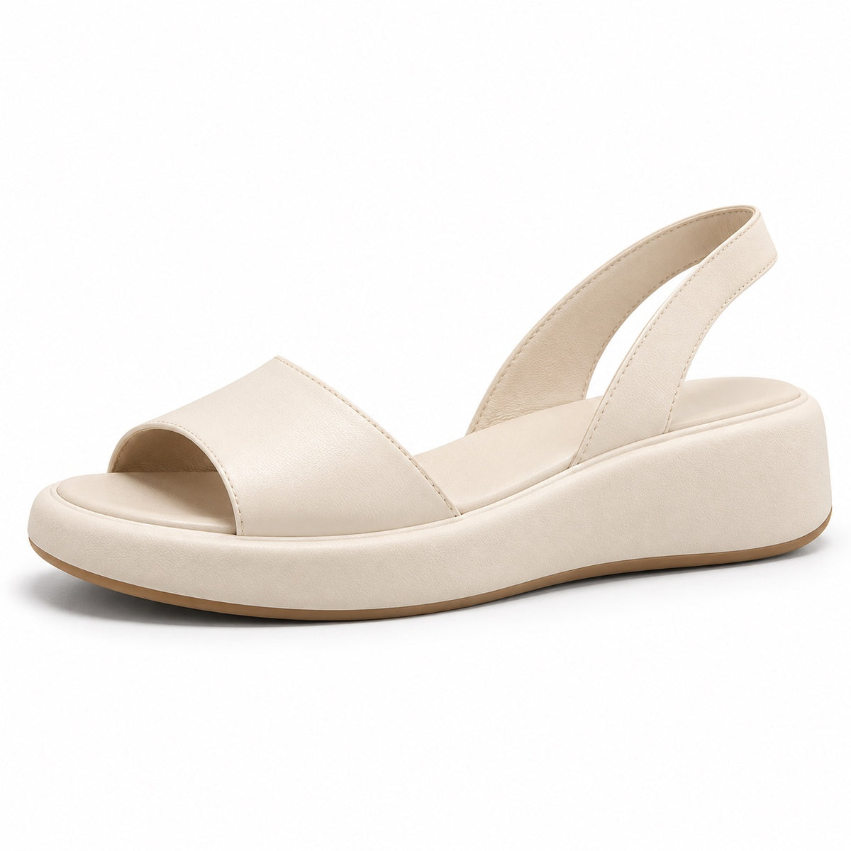 Baldwin – Unisex Wide Toe Box Sandals in White