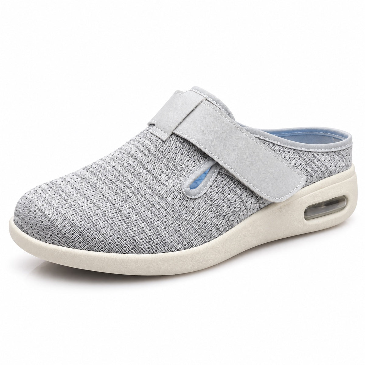 Becky – Women's Wide Toe Box Shoes in Light Gray