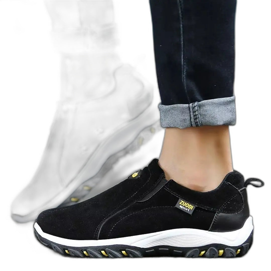 Jeffery – Scarpe da uomo senza lacci con tomaia elasticizzata