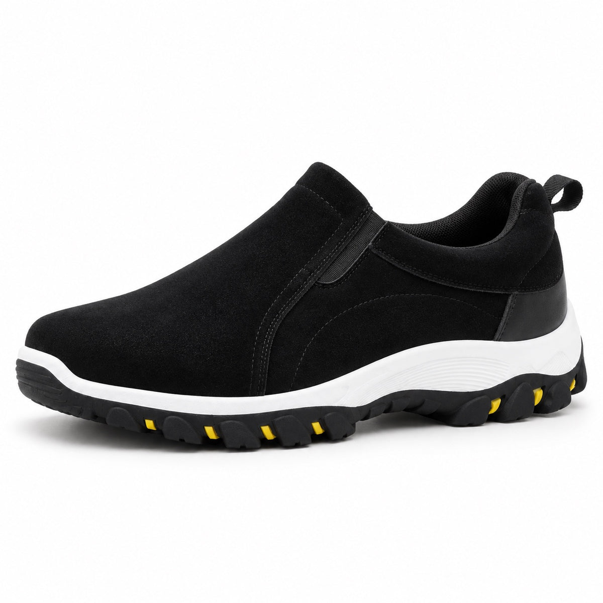 Bennett – Unisex Slip-On Sneakers in Black
