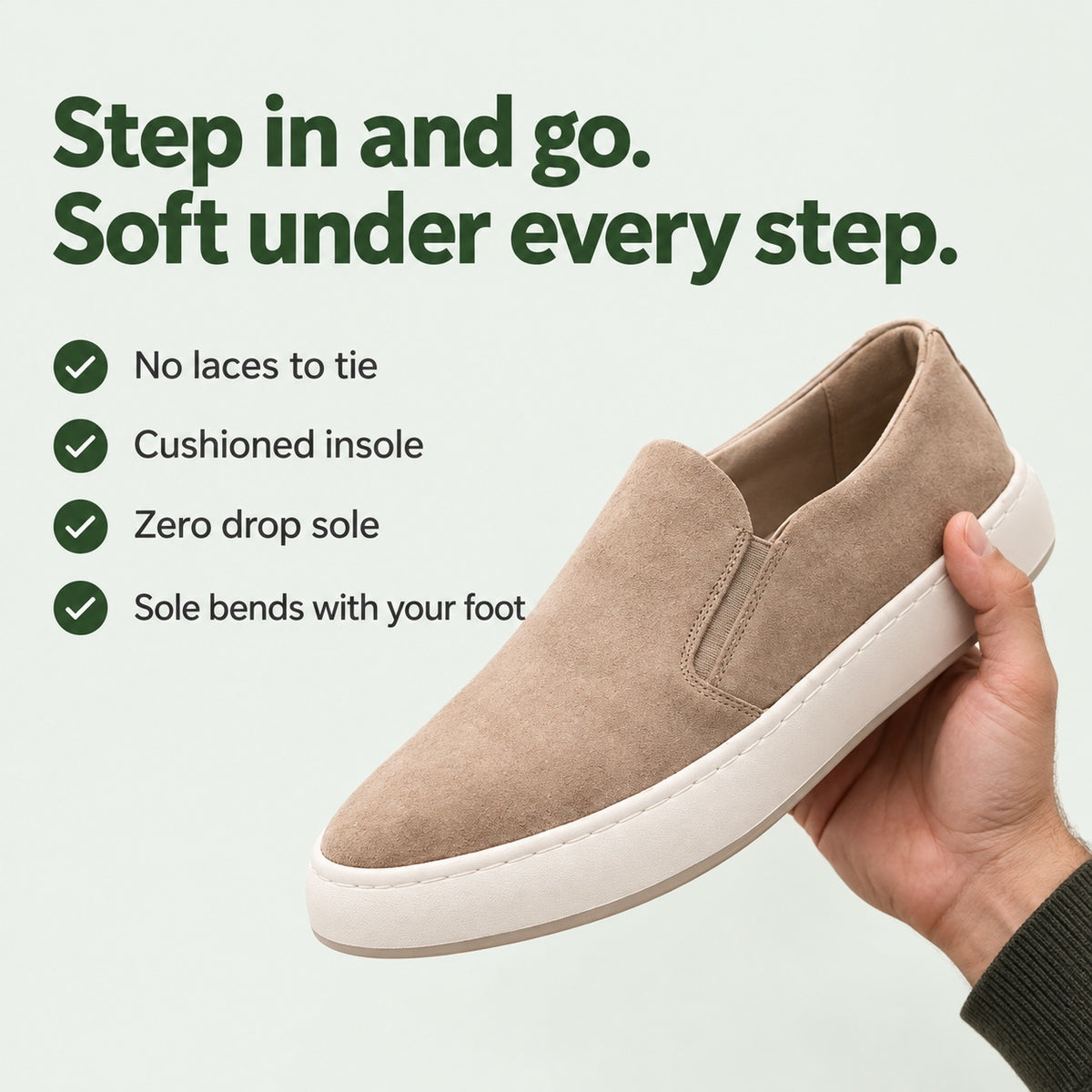 Bernard – Men's Barefoot Loafers, key benefits