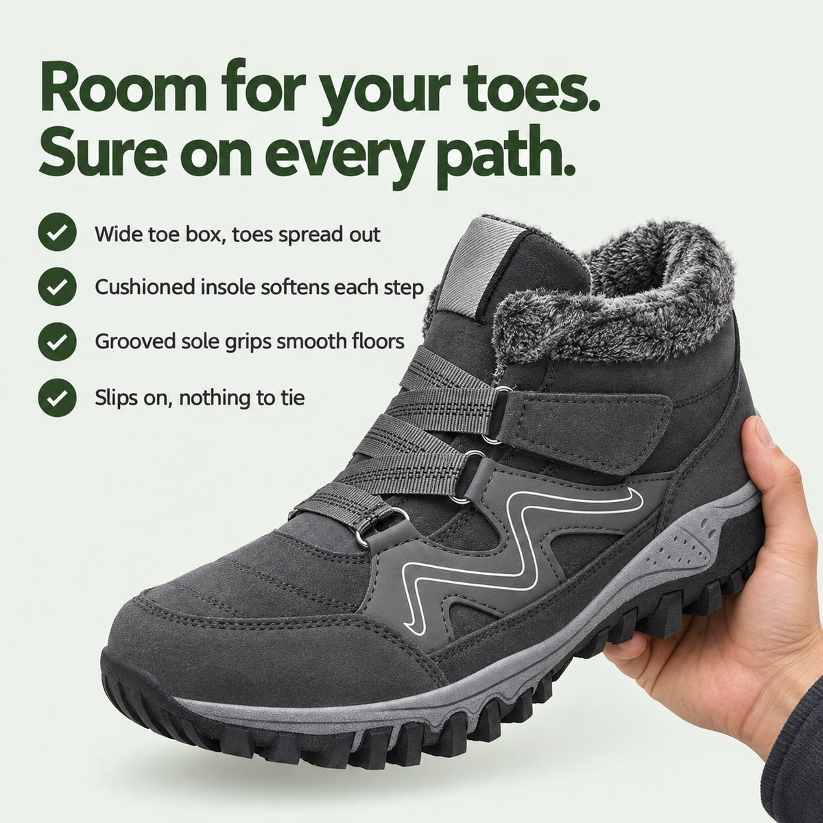 Bill – Men's Comfort Boots, key benefits