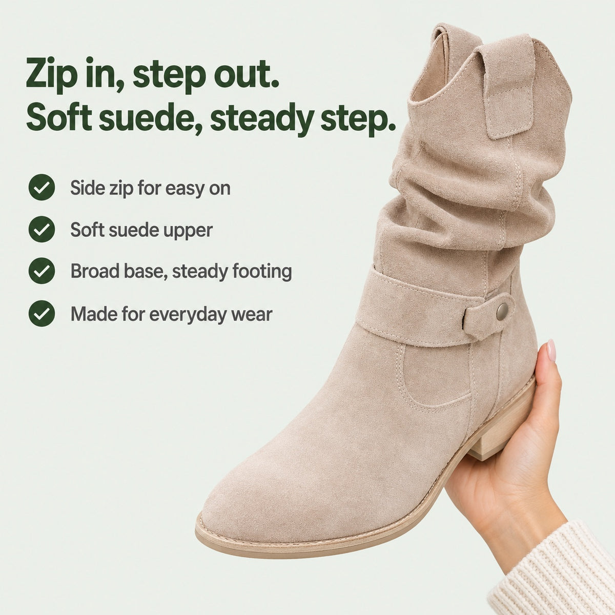 Blanche – Women's Comfort Boots, key benefits