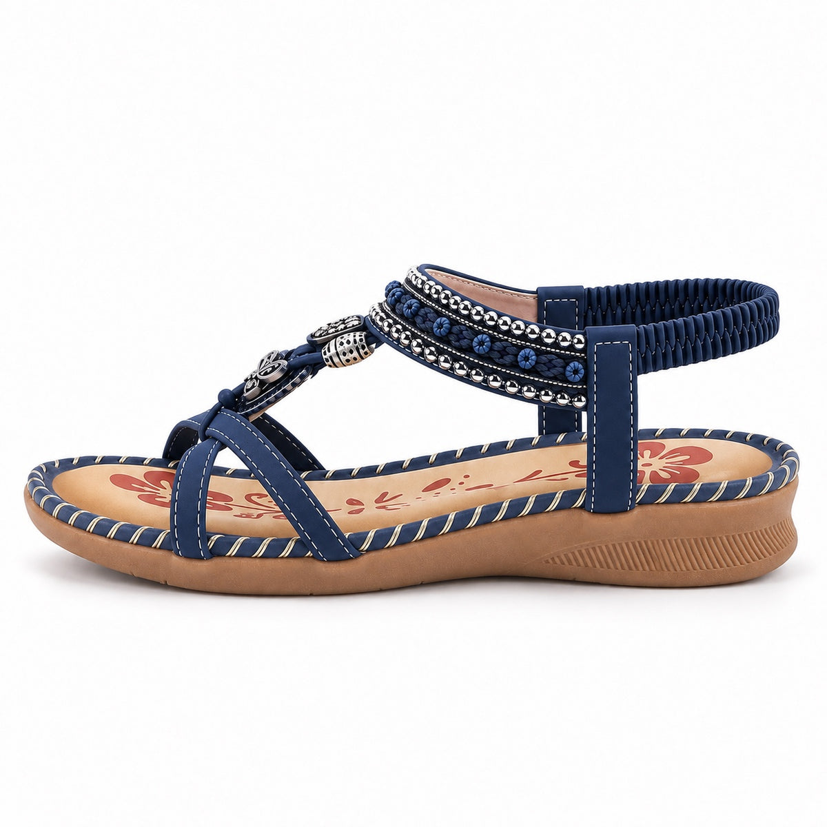 Brewer – Unisex Wide Toe Box Sandals in Navy blue (Out of Stock⚠️ )