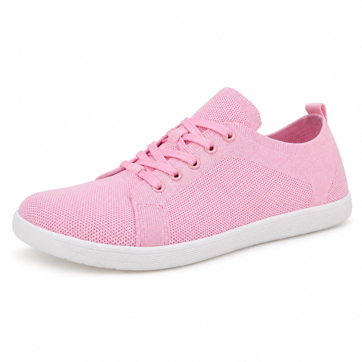 Burns – Unisex Wide Toe Box Sneakers in Pink