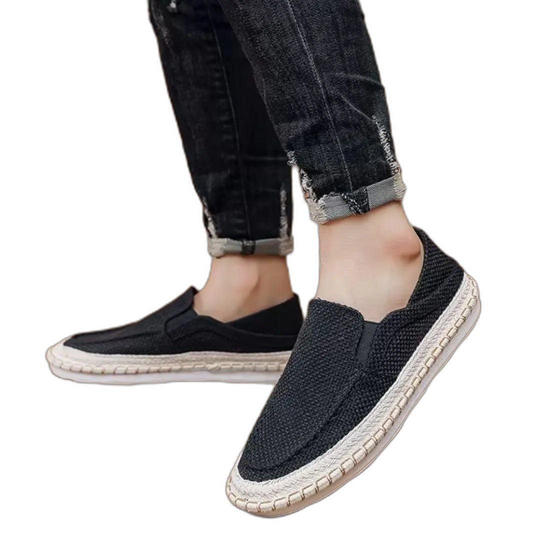 Jonathan – Zapatos sin cordones para hombre con ajuste que permite ponérselos sin usar las manos
