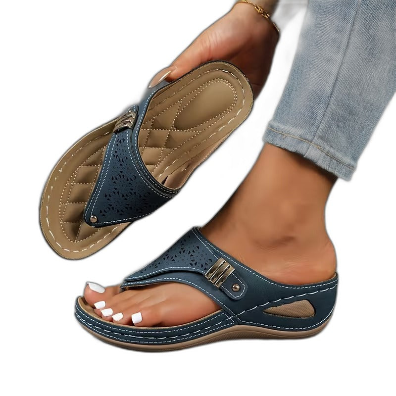 Nolan – Sandales unisexes à boîte à orteils large avec ajustement réglable