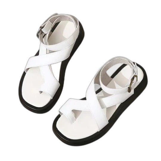 Morgan – Sandali unisex con punta ampia e calzata regolabile