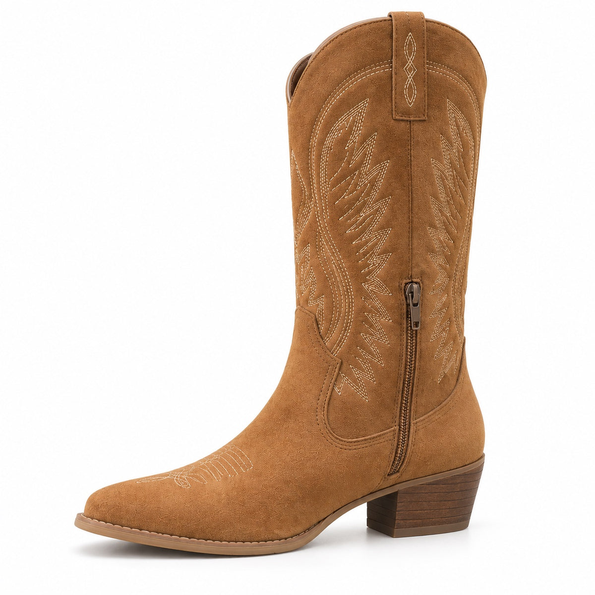 Casey – Women's Wide Calf Boots in Brown