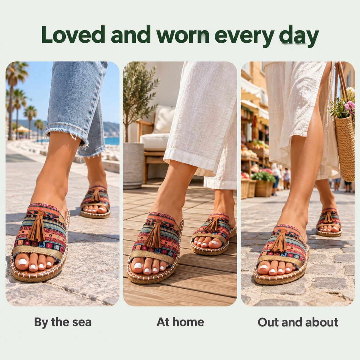 Chambers – Unisex Wide Toe Box Sandals, worn every day