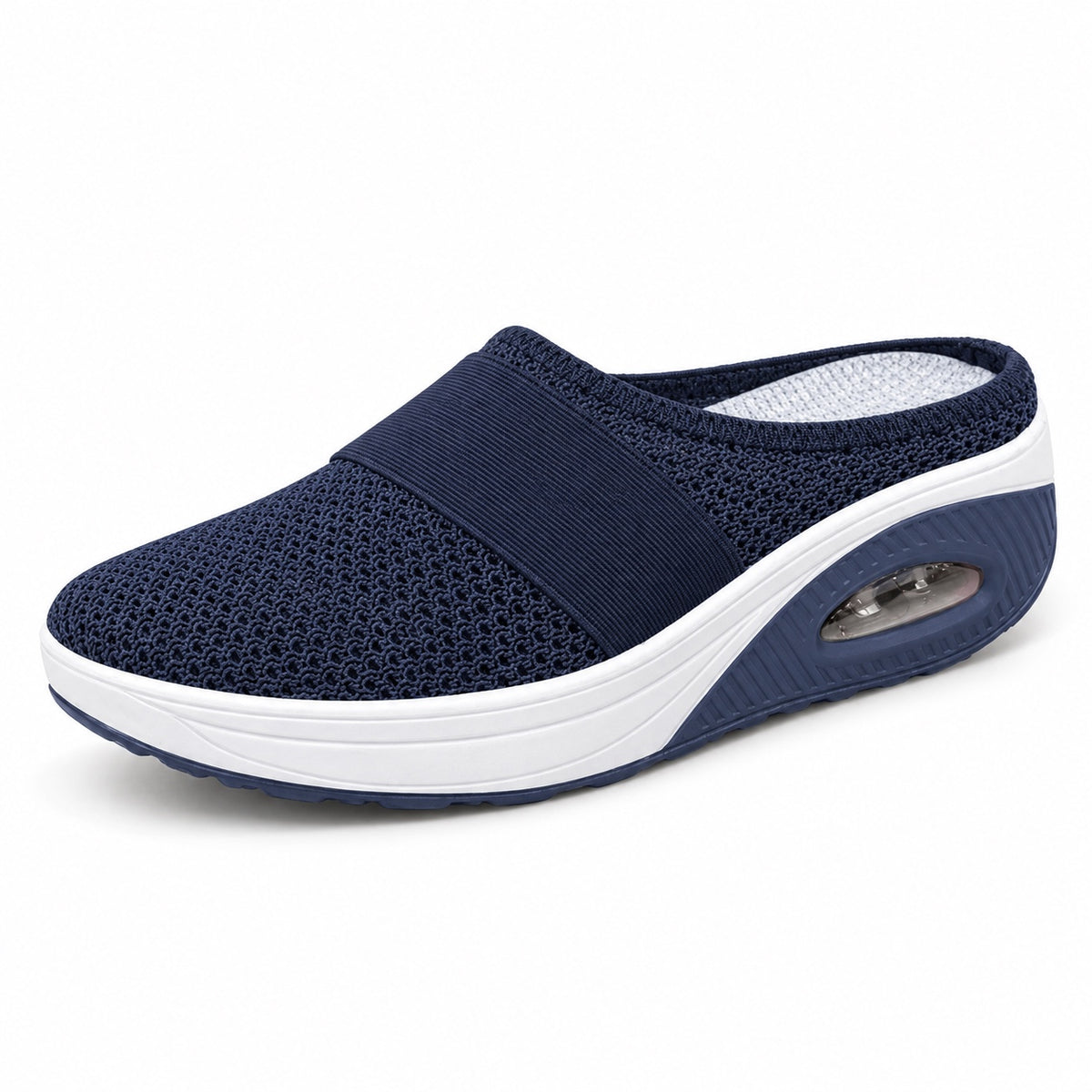 Claudia – Women's Wide Toe Box Shoes in Blue