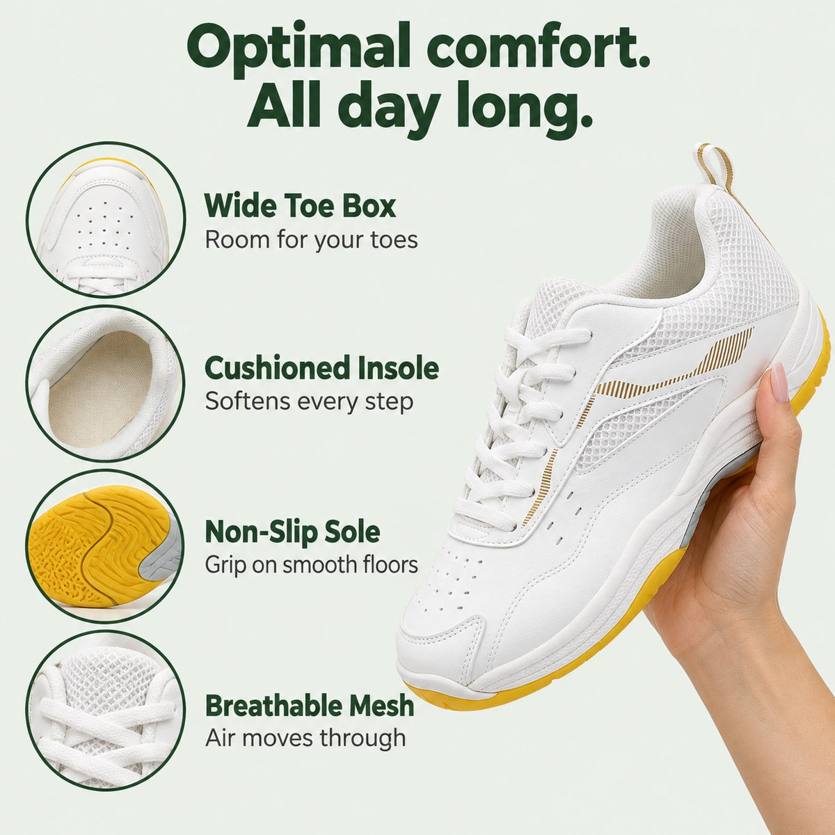 Cohen – Women's Wide Toe Box Shoes, features
