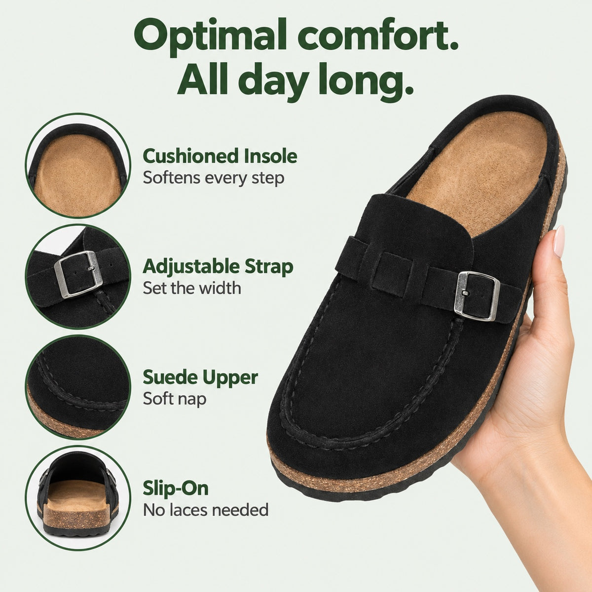 Colleen – Women's Nursing Clogs, features