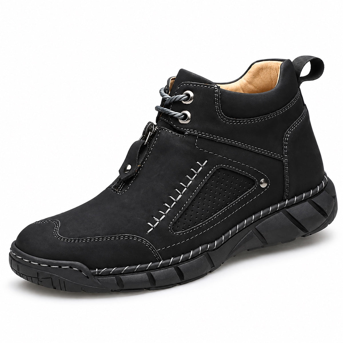 Dave – Men's Comfort Boots in Black