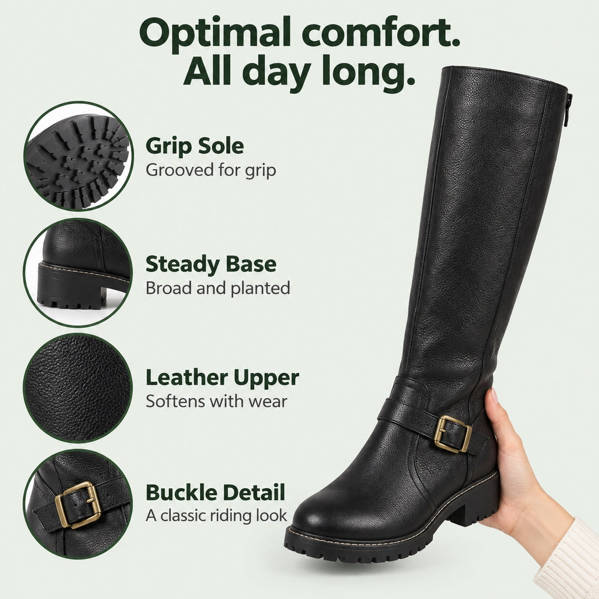 Drake – Women's Comfort Boots, features