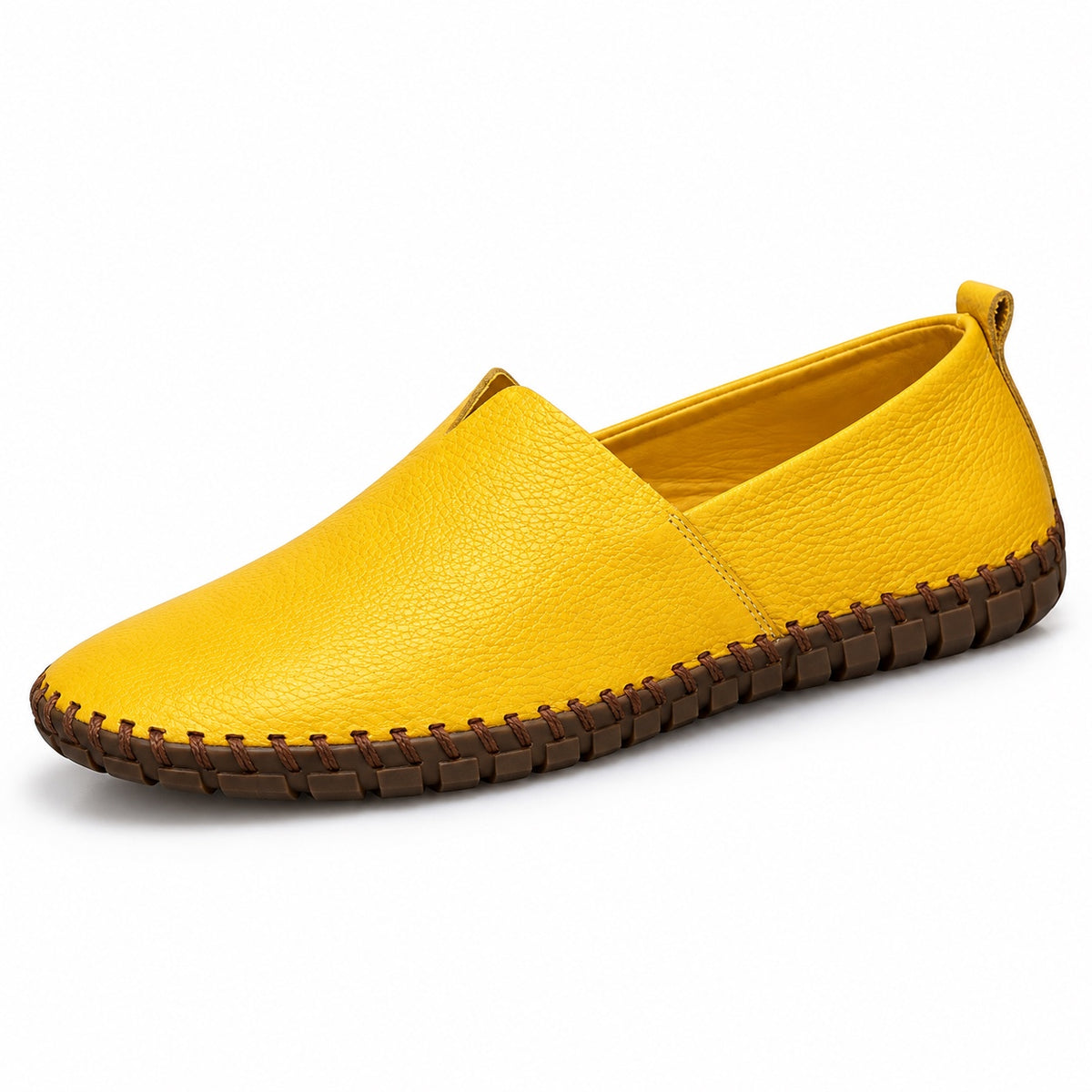 Dwayne – Men's Slip-On Shoes in Yellow