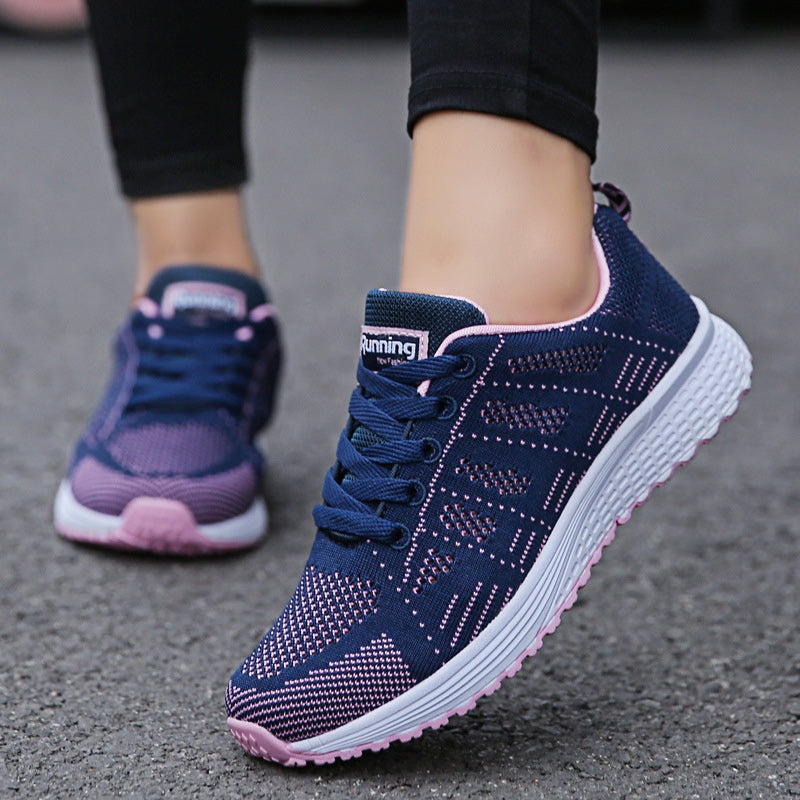Eileen – Women's Orthopedic Shoes in Blue/Purple, worn