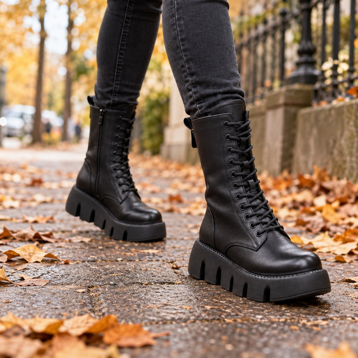 Elaine – Women's Comfort Boots, worn on a walk