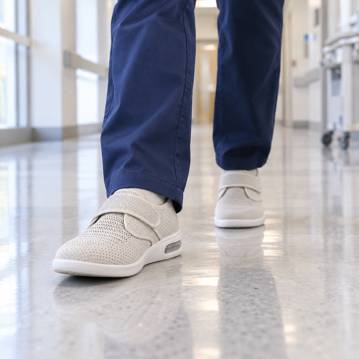 Ella – Women's Nursing Shoes, worn on a walk