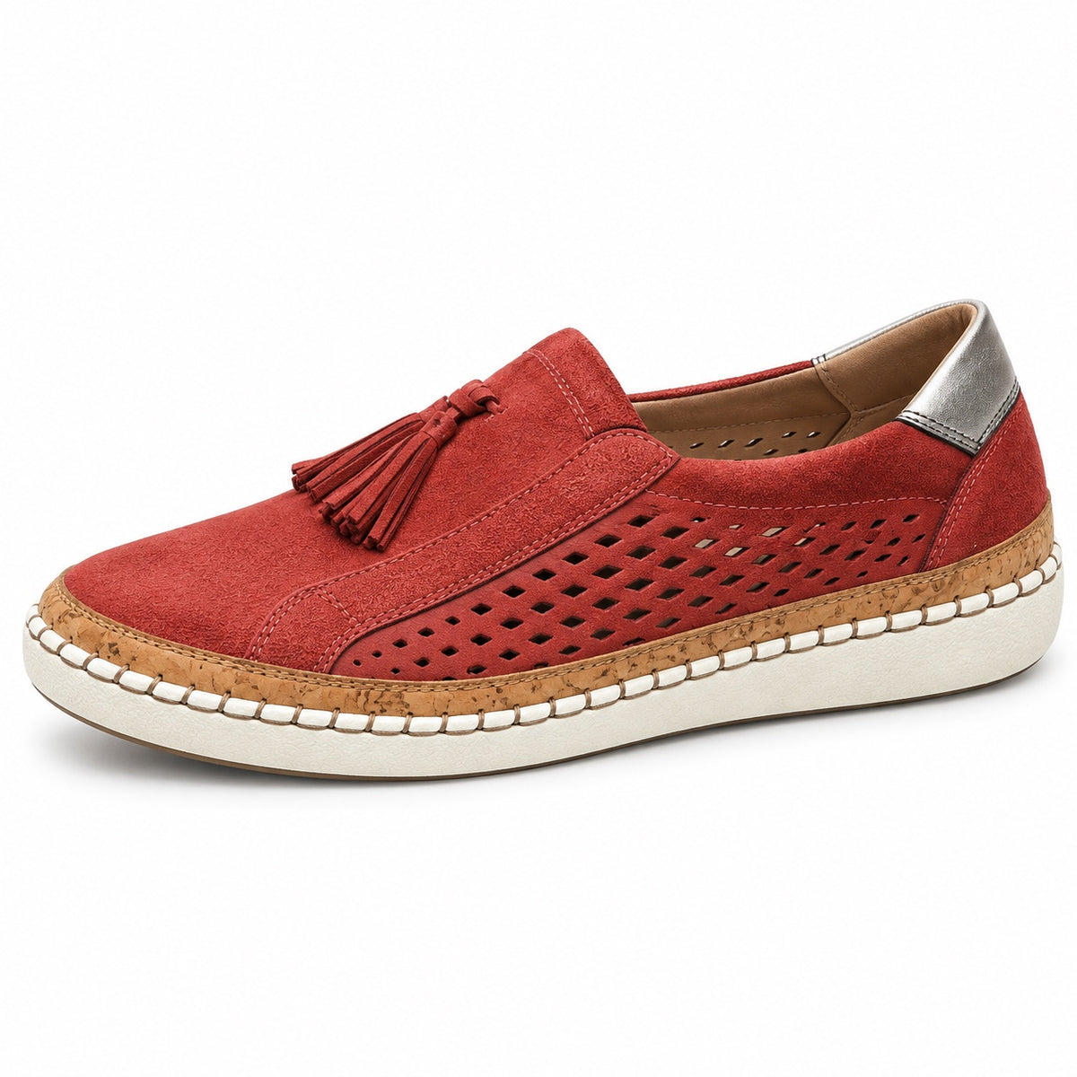 Ember – Unisex Comfort Slippers in Red