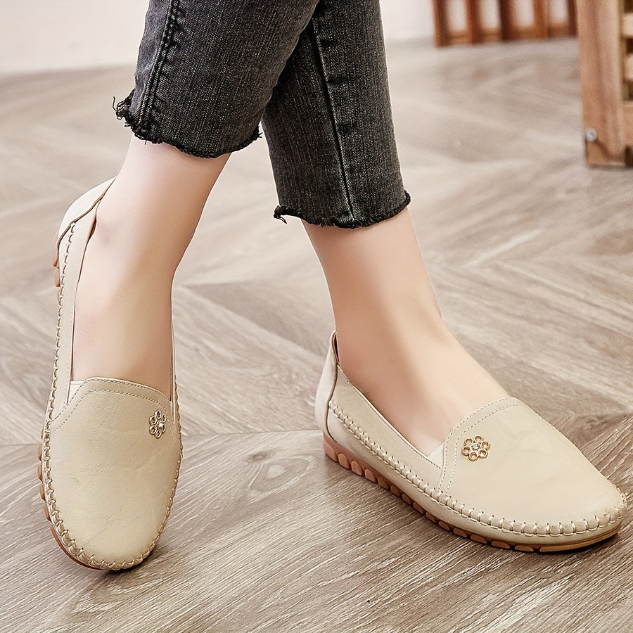 White – Unisex Slip-On Loafers with a Hands-Free Fit