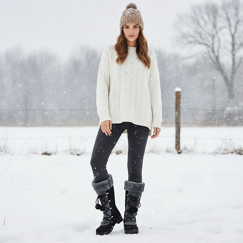 Margie – Women's Wide Calf Boots with a Stretch Shaft
