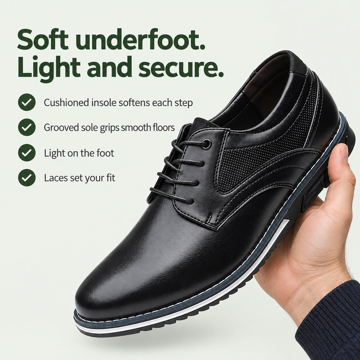 Garry – Men's Non-Slip Shoes, key benefits