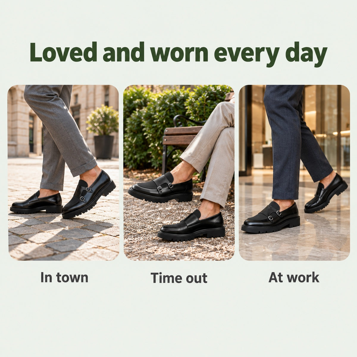 Geoffrey – Men's Wide Toe Box Loafers, worn every day