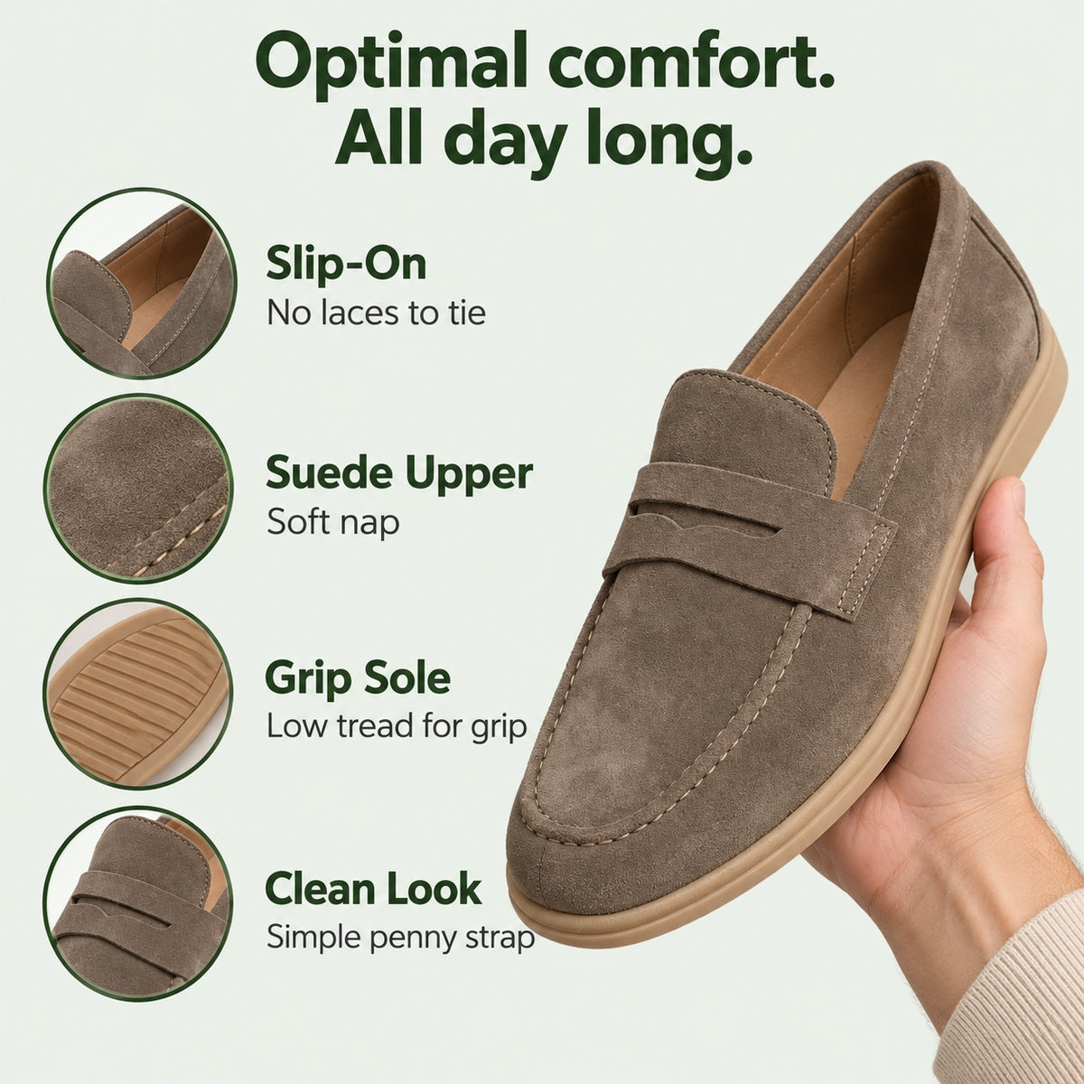 Gerardo – Men's Slip-On Loafers, features