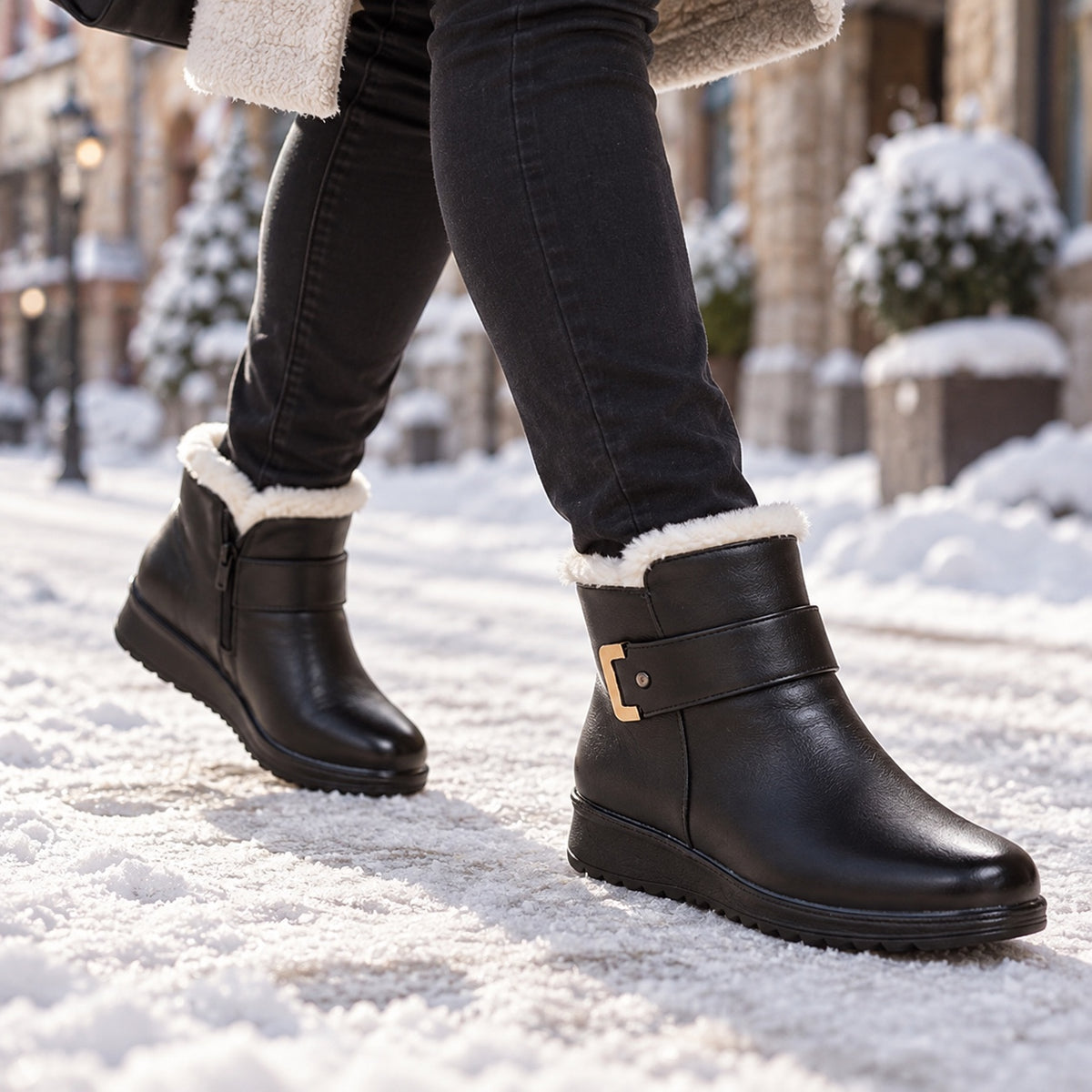 Gibson – Women's Comfort Boots, worn on a walk