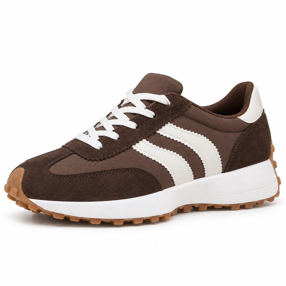 Gladys – Women's Walking Sneakers in Dark Brown