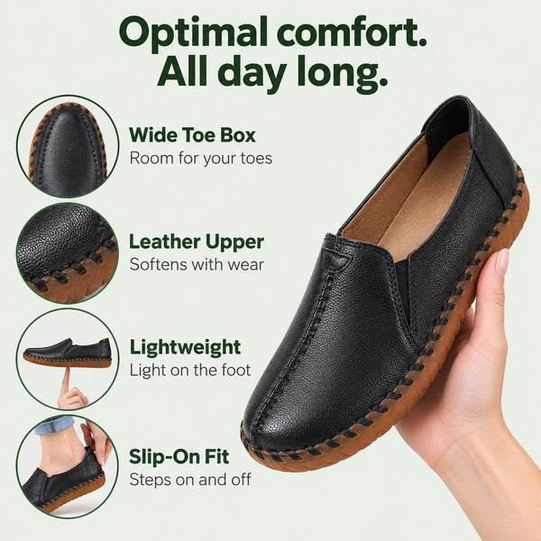 Goodman – Women's Wide Toe Box Shoes, features
