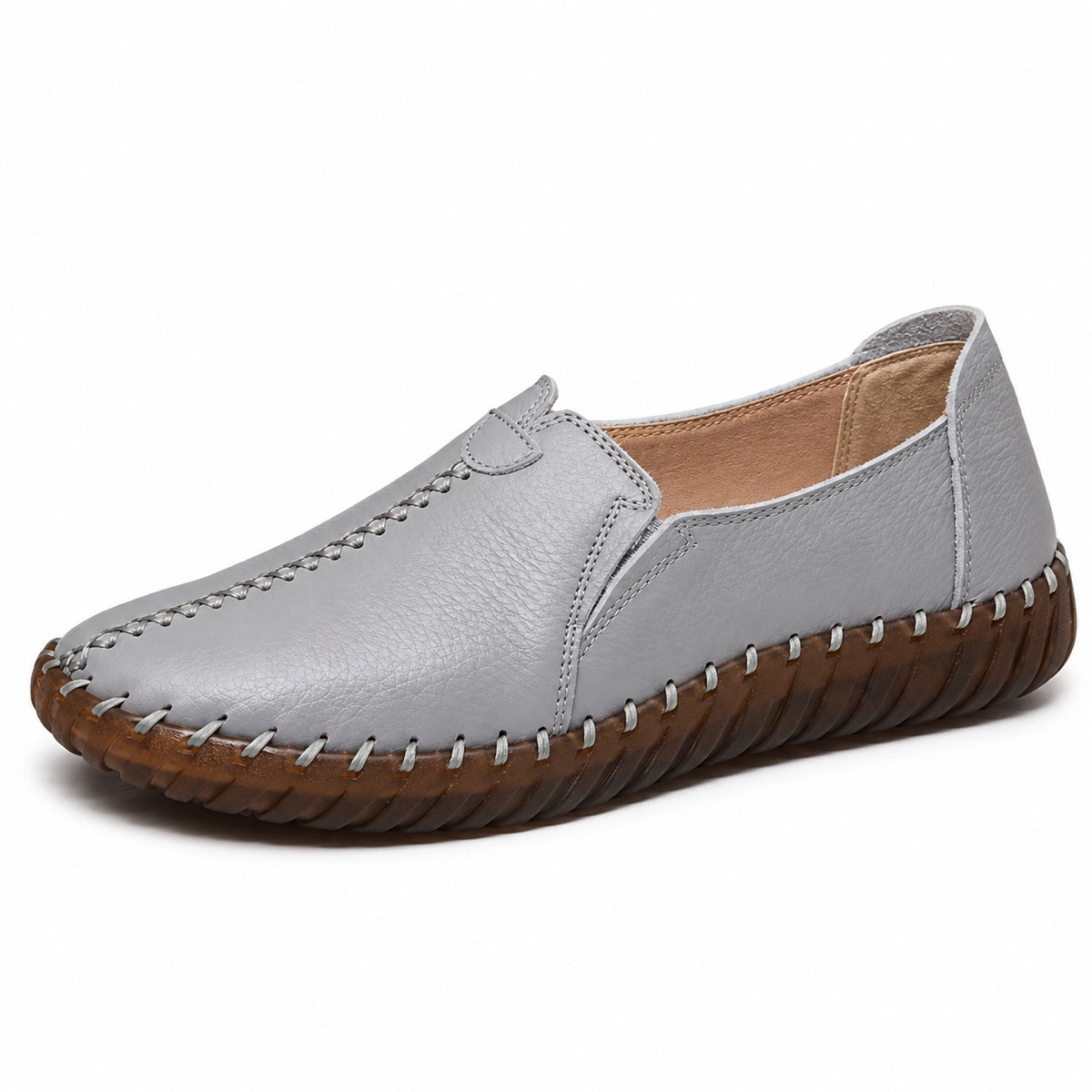 Goodman – Women's Wide Toe Box Shoes in Gray