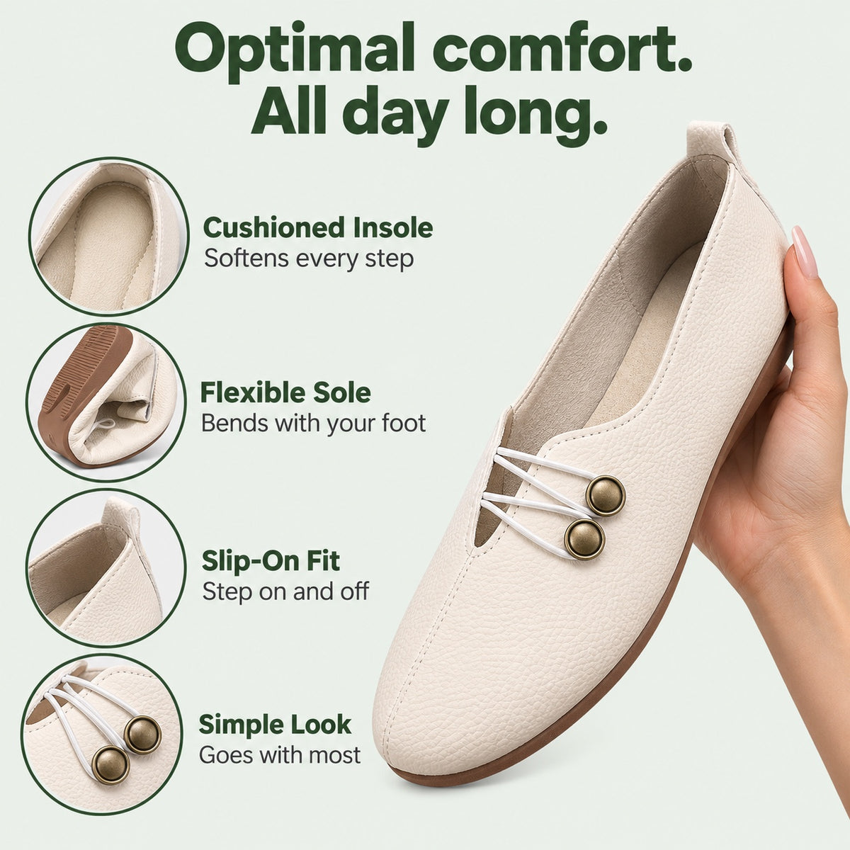 Goodwin – Unisex Slip-On Loafers, features