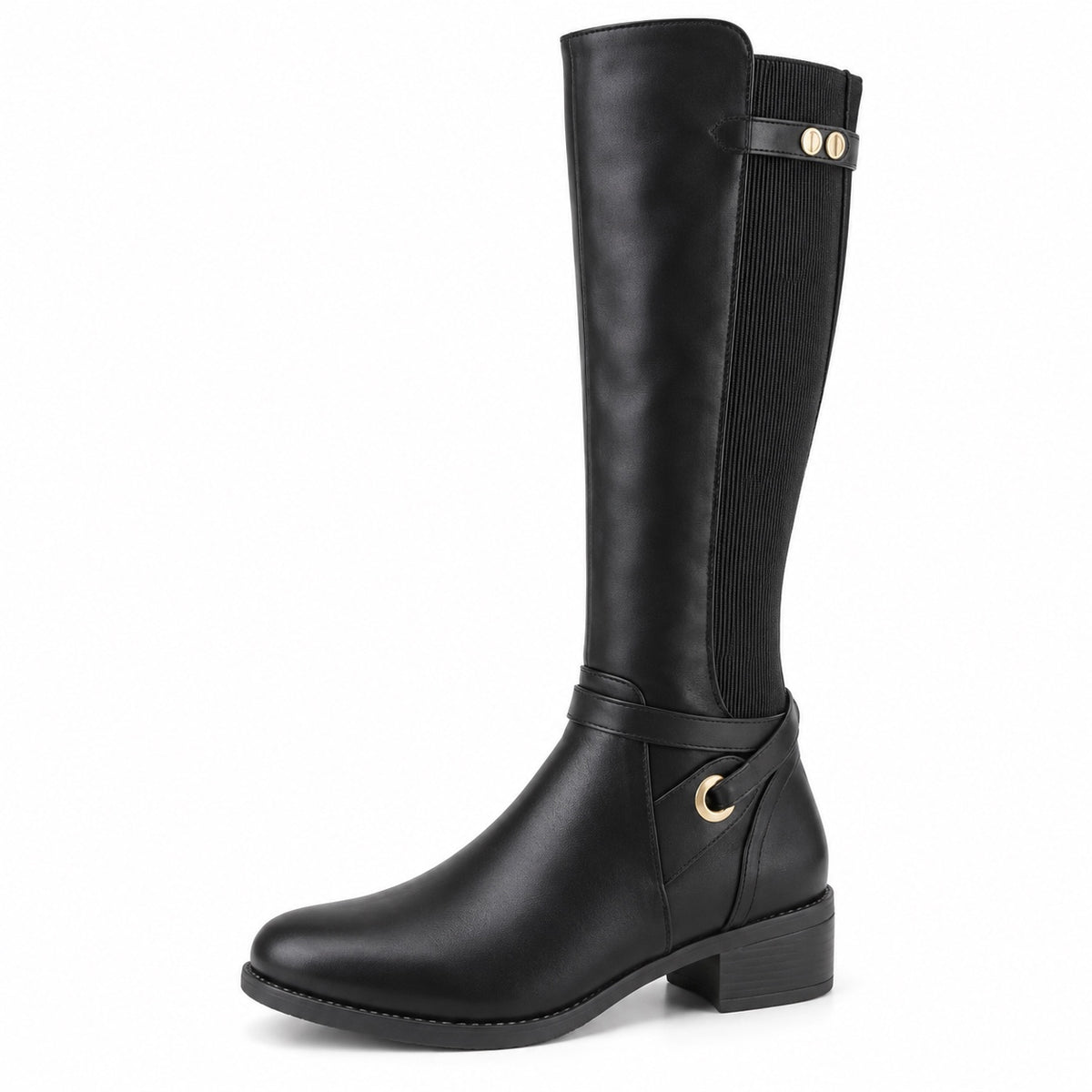 Gretchen – Women's Wide Calf Boots in Black