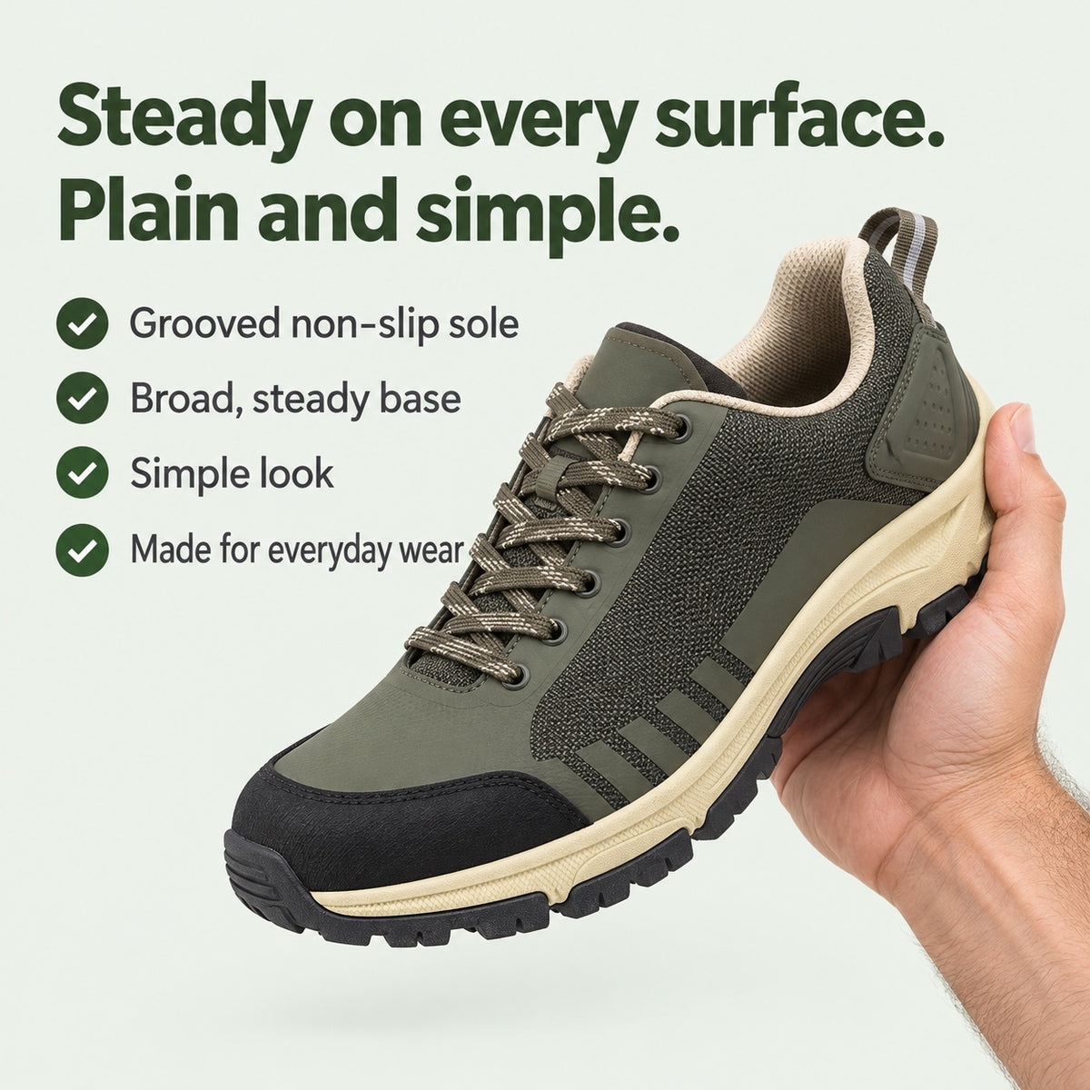 Halle – Unisex Non-Slip Shoes, key benefits