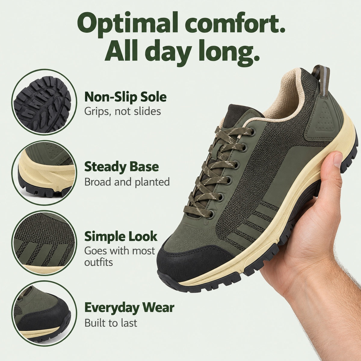 Halle – Unisex Non-Slip Shoes, features