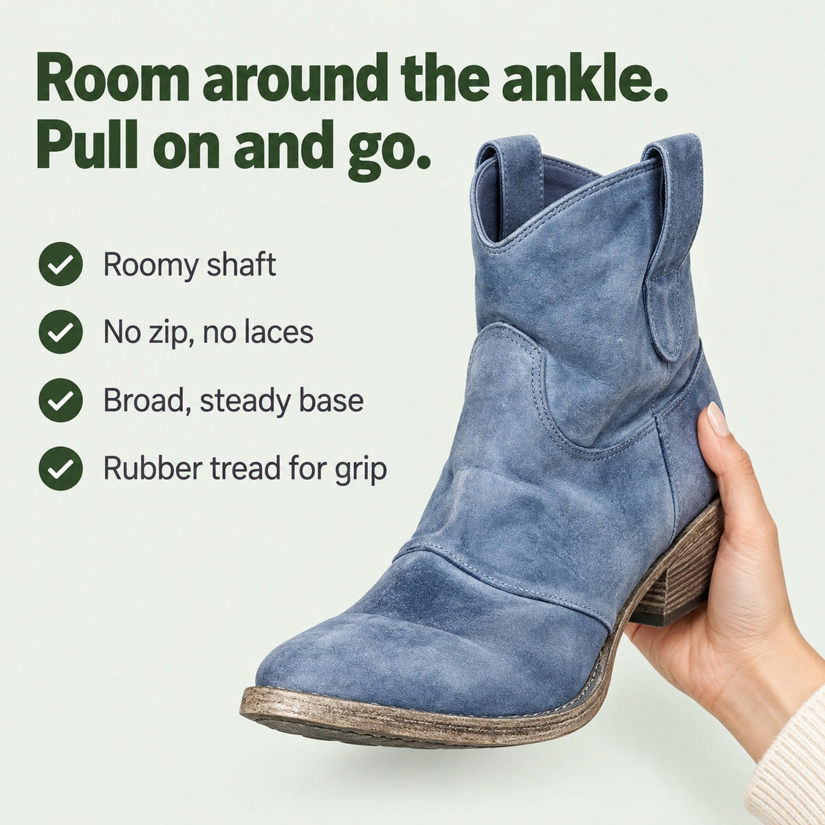 Hanson – Unisex Wide Calf Boots, key benefits