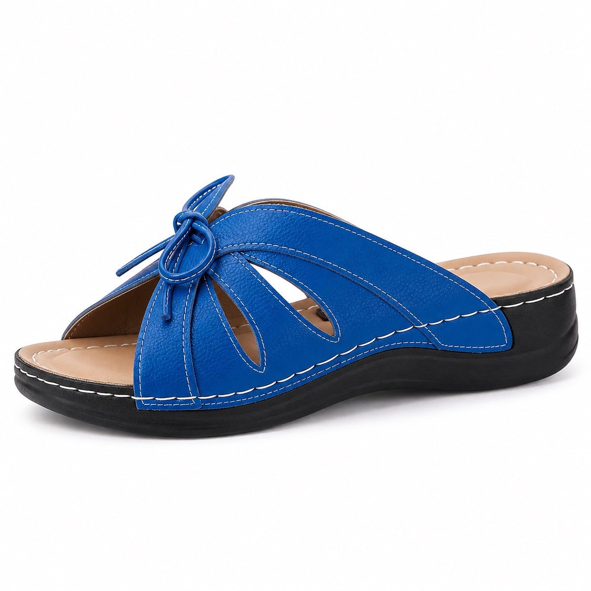Hayes – Women's Wide Toe Box Sandals in Blue