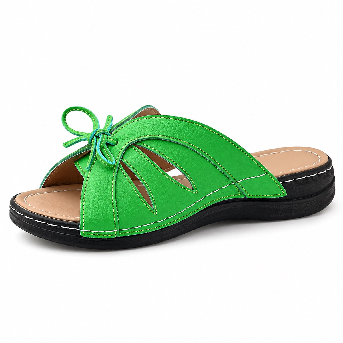 Hayes – Women's Wide Toe Box Sandals in Green