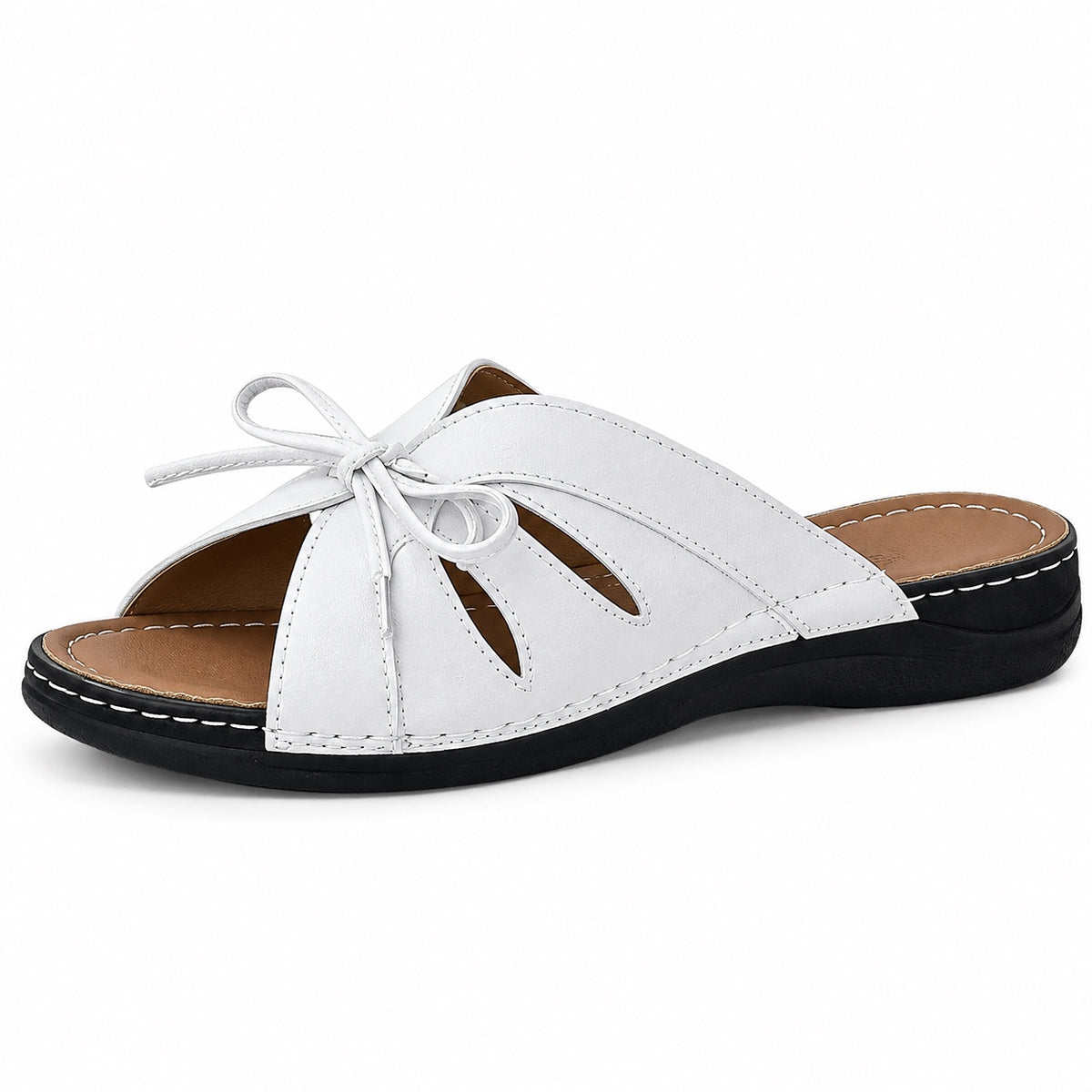 Hayes – Women's Wide Toe Box Sandals in White